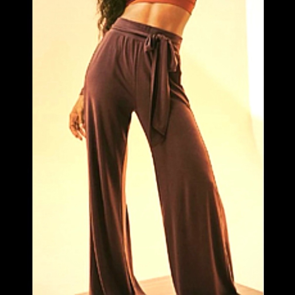 Fabletics Womens Wide Leg Yoga Leggings Sweat Pants Small